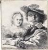 REMBRANDT VAN RIJN Self Portrait with Saskia.